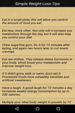 Effective Weight Loss Guide screenshot 3