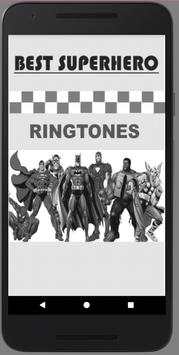 Superhero Ringtones 1 تصوير الشاشة