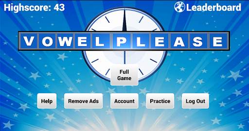 Vowel Please! - Countdown Game скриншот 1