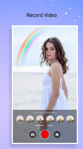 Rainbow Camera Effect Video Ma screenshot 2