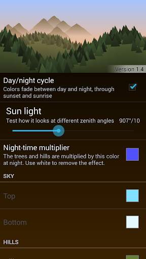 Forest Live Wallpaper screenshot 8