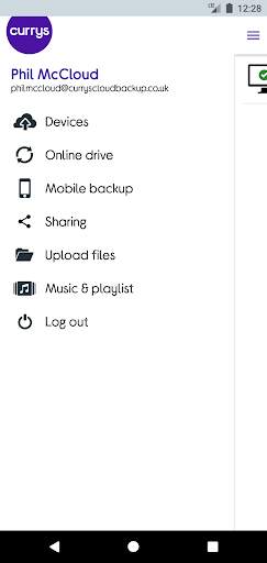 Currys Cloud Backup screenshot 3