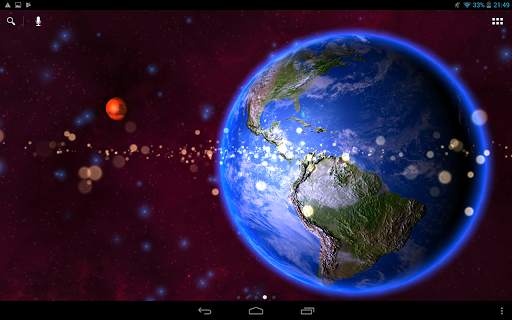 Solar system live wallpaper screenshot 9