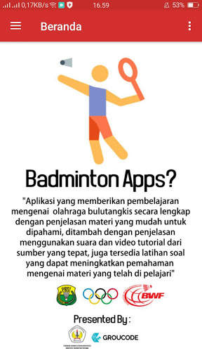 Badminton Apps screenshot 1