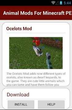 Animal Mods For Minecraft PE screenshot 4