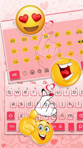 Cute Love Heart Keyboard screenshot 3