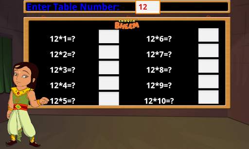 Bheem - Multiplication Tables screenshot 14