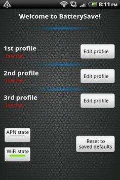 BatterySave Free screenshot 1