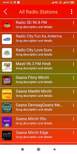 Fm Radio India - all India Hindi Radio Stations screenshot 10