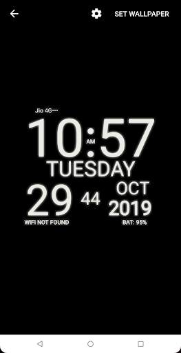 wp clock live wallpaper screenshot 1
