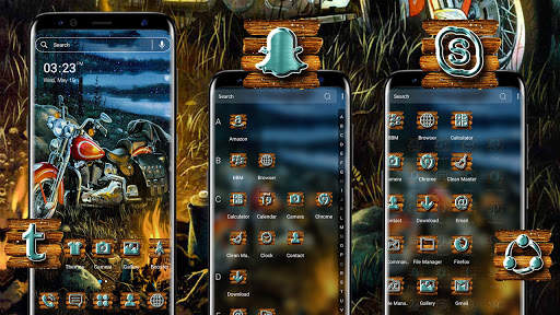 Bike Nightout Launcher Theme screenshot 2