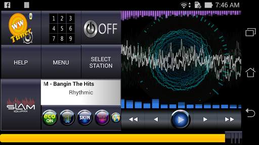 WWTuner radio player screenshot 1