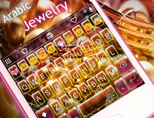 Arabic Jewelry Emoji Keyboard screenshot 5