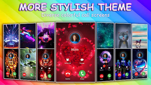 Call Screen Themes: Color Call screenshot 1