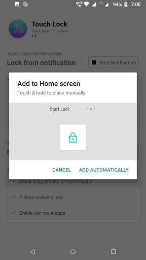 Touch Lock : Lock touch screen screenshot 6