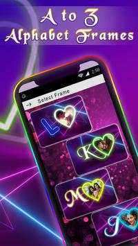 Lighting Text Photo Frame : Lighting Text Effect screenshot 1