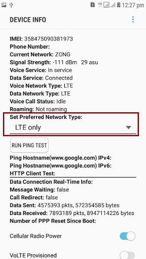 4G Only Network Free Mode screenshot 2