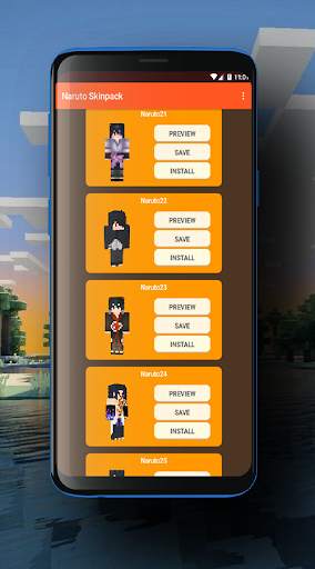 Skinpack Naruto for Minecraft screenshot 4