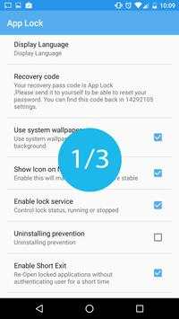 App Lock Advanced Protection 1 تصوير الشاشة