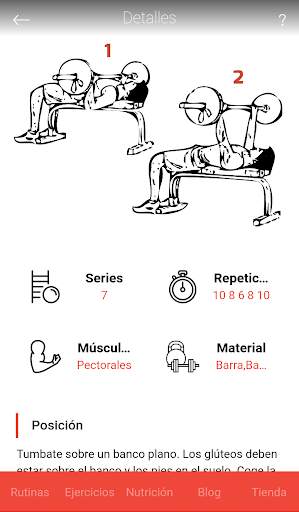 Ejercicios y Rutinas Gym screenshot 8