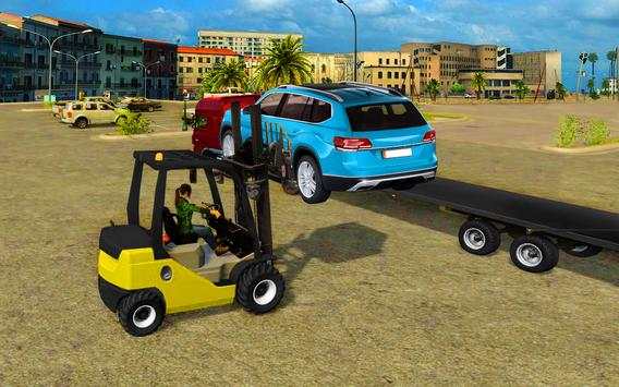 Excavator Car Transport Forklift Simulator screenshot 3
