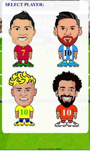 Ronaldo Messi Neymar Salah Football star free kick screenshot 9