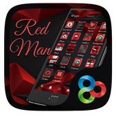 Red Man  Go Launcher Theme icon