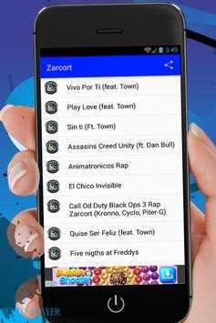 Rap Zarcort Top Musica 2 تصوير الشاشة