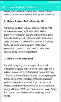 Cara Cek Jkn Kis Terbaru screenshot 5
