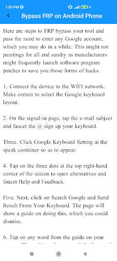 Android FRP Bypass Guide screenshot 3