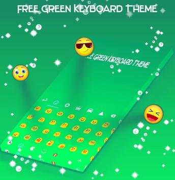 Free Green Keyboard Theme screenshot 2