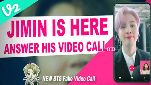 BTS Video Call Real - Prank Fake Video Call 2 screenshot 2