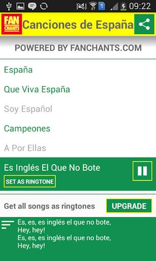 Spain World Cup 2014 Songs screenshot 4