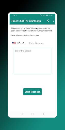 Direct Chat for Whatsapp screenshot 1