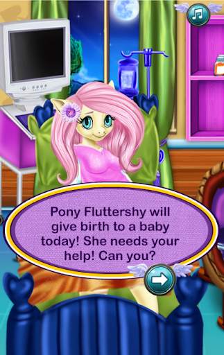 Pregnant Unicorn Mommy - Baby Pony Care screenshot 1