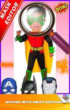 Superhero Face Masks Changer Photo Editor screenshot 3