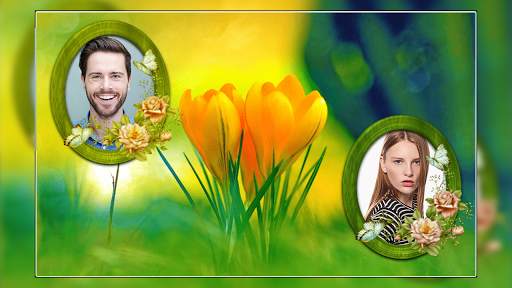 Flower Dual Photo Frame 6 تصوير الشاشة