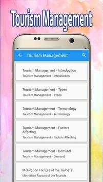 Tourism Management screenshot 1