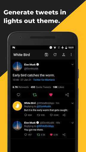 White Bird: Fake Tweet Generator screenshot 8