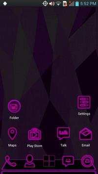 Next Launcher - PurpPink Theme screenshot 1