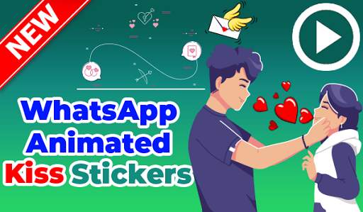 Animated Kiss Stickers For WhatsApp screenshot 1