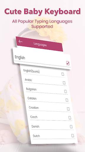 Cute Baby Keyboard screenshot 5