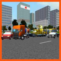 Heavy Equipment Transport 3D logo