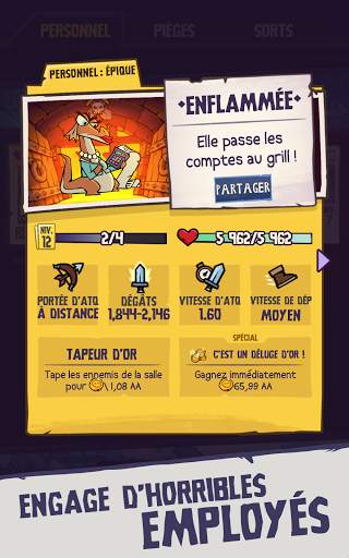 DUNGEON, INC : jeu incrémental screenshot 14