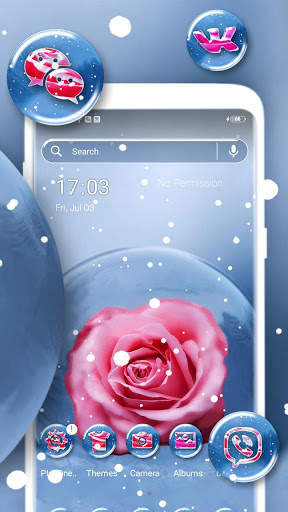 Rose Magic Ball Theme screenshot 1