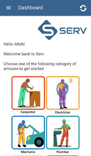 SERV App 3 تصوير الشاشة