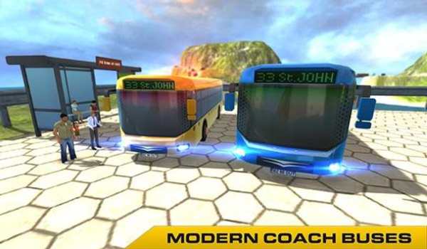 Real Extreme Modern Offroad Hill Bus Simulator screenshot 3