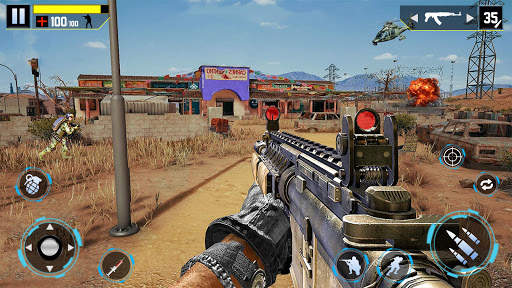 Real Commando Shooter: FPS Shooting Games Free 3D screenshot 4