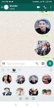 Monsta X Sticker for WhatsApp - WAStickerApps KPOP screenshot 5