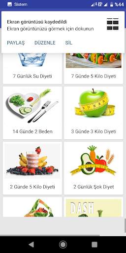 Diyet Yap Diyet Listesi Diyet Programı Kilo Verin screenshot 1